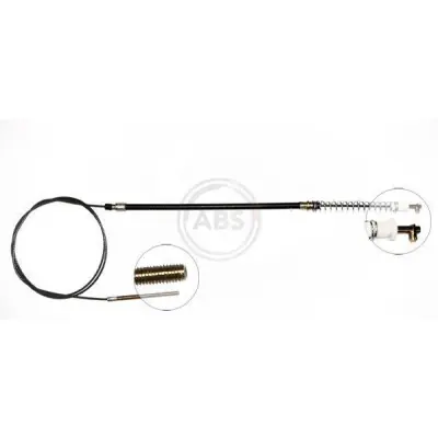Auténtico Cable de accionamiento, freno de estacionamiento A.B.S. K10128